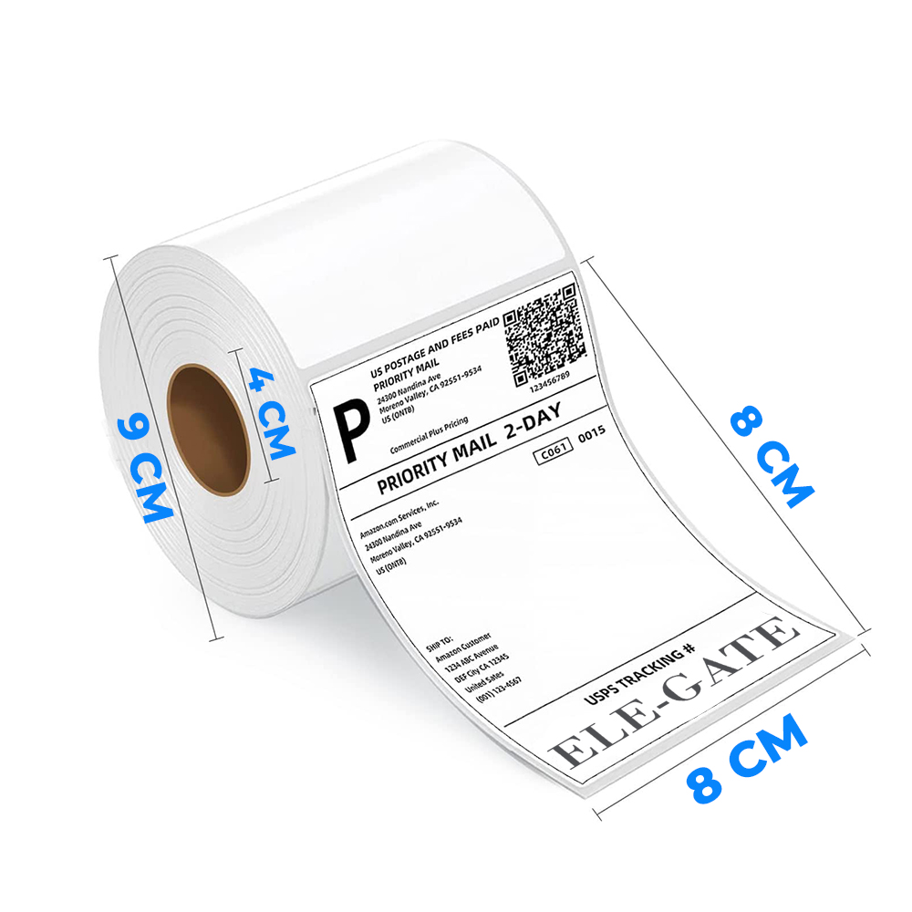 Etiquetas Térmicas En Rollo 500 PZ 80mmx80mm - Image 3