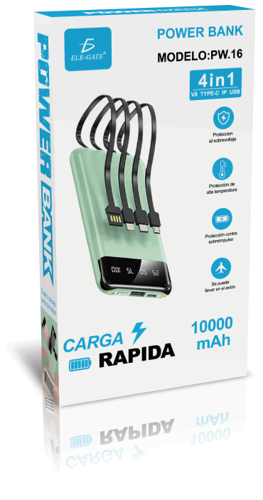 Power Bank 10000mAh Batería Portátil con Pantalla LED - Image 7