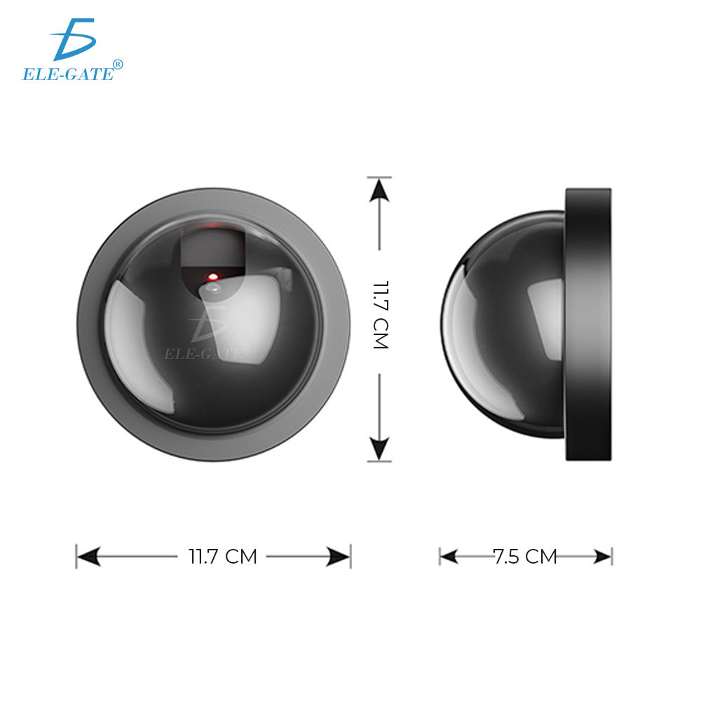 Cámara de Seguridad Falsa Aspecto Realista con luz LED roja Intermitente. - Image 3