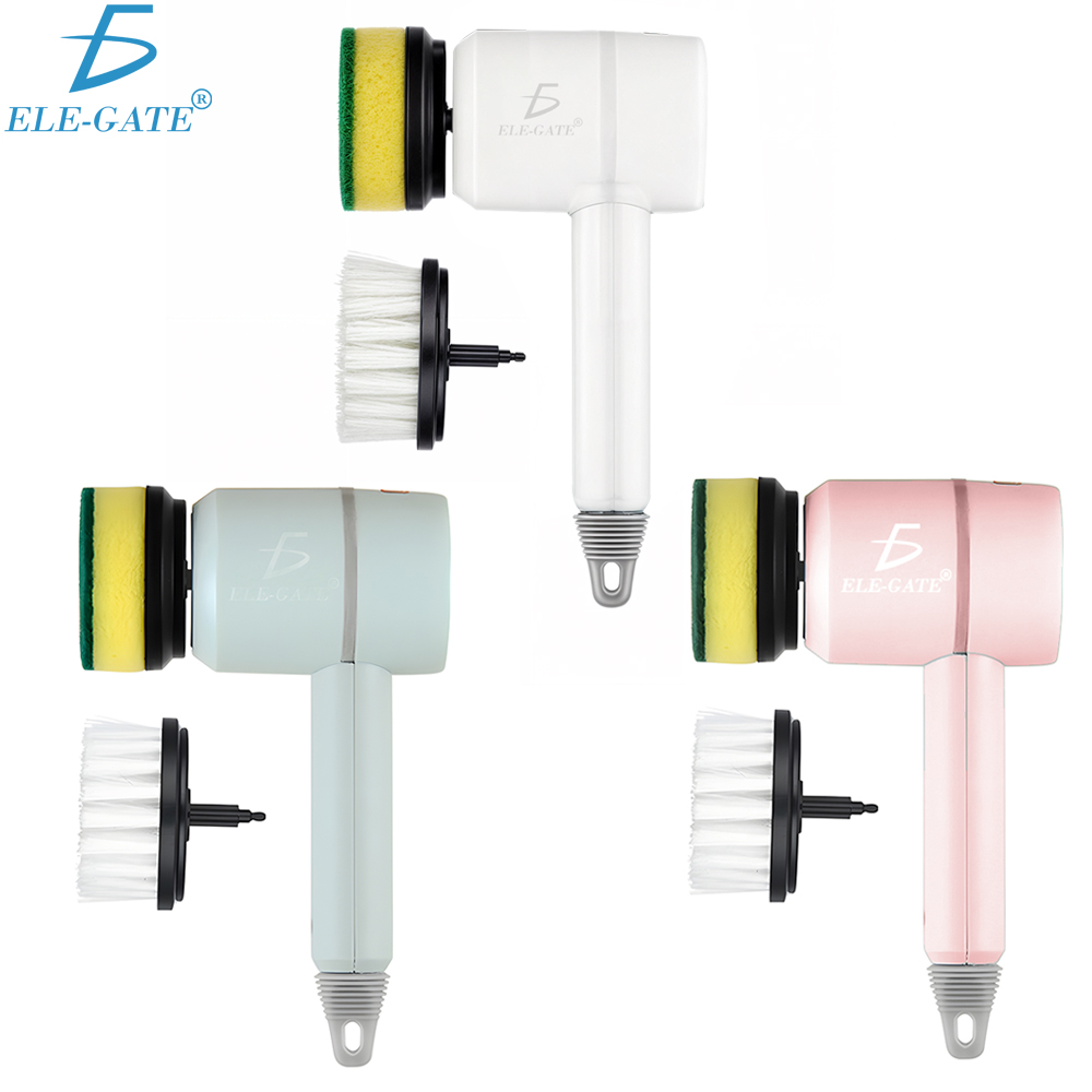 Cepillo De Limpieza Eléctrico Recargable Para Baño Y Cocina