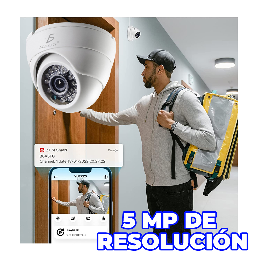 Cámara IP de Seguridad para el hogar Inalámbrico con Wifi 720P 960P 1080P HD Soporte de Audio Ranura Micro SD Ipcam