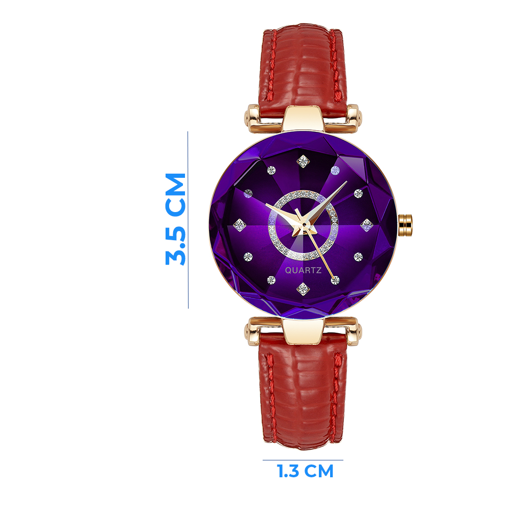 Reloj de Pulsera Lujo con Cielo Estrellado para Mujer de Cuarzo Resistente Al Agua - Image 5