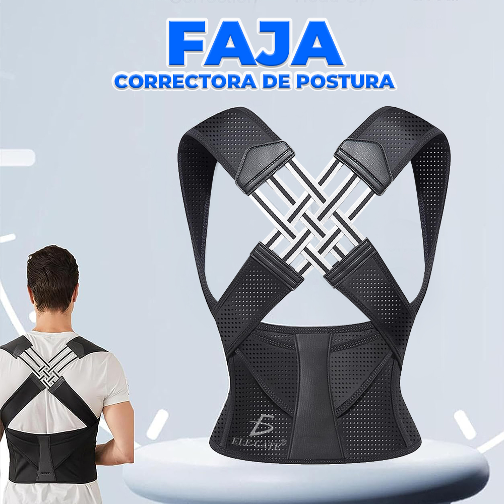 Corrector de Postura de Espalda Universal para Hombres y Mujeres - Salud de la Columna Vertebral