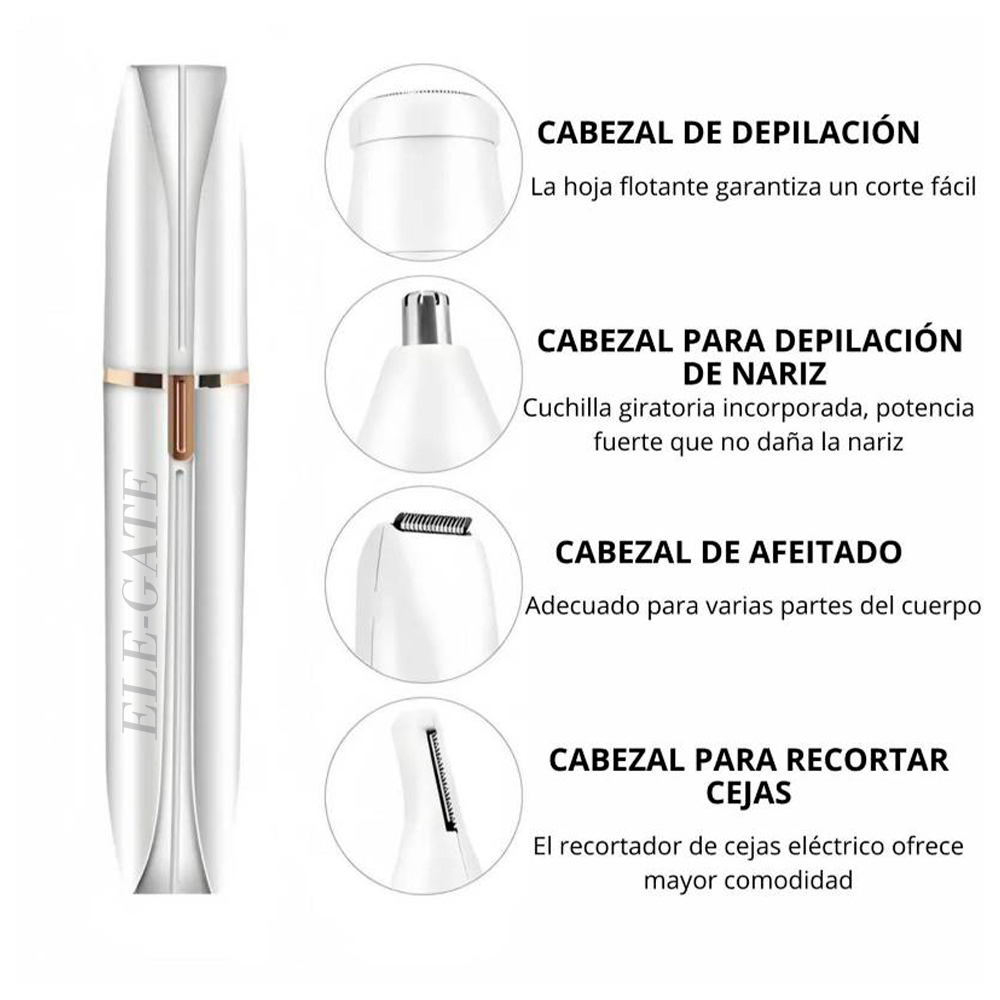 Depiladora Facial 4 en 1: Precisión y Comodidad para Mujeres y Hombres - Image 3