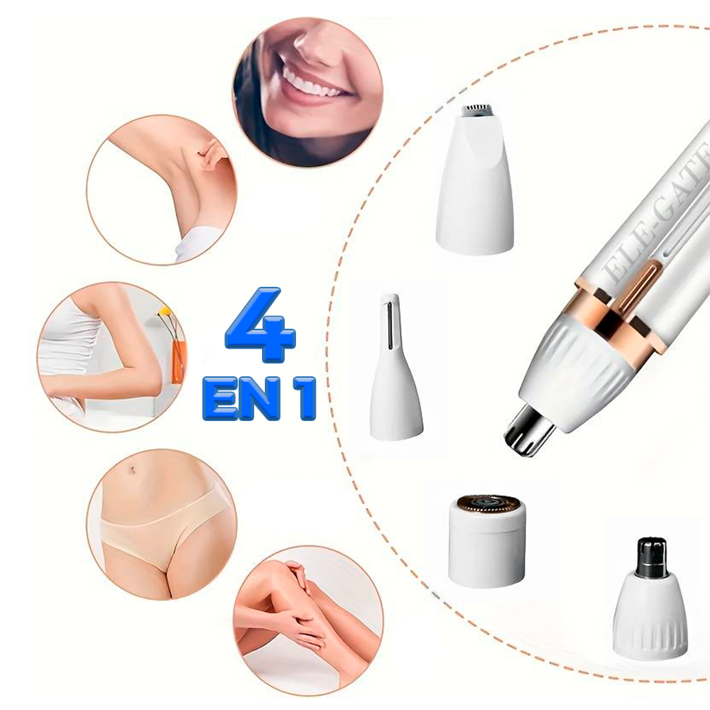 Depiladora Facial 4 en 1: Precisión y Comodidad para Mujeres y Hombres - Image 4