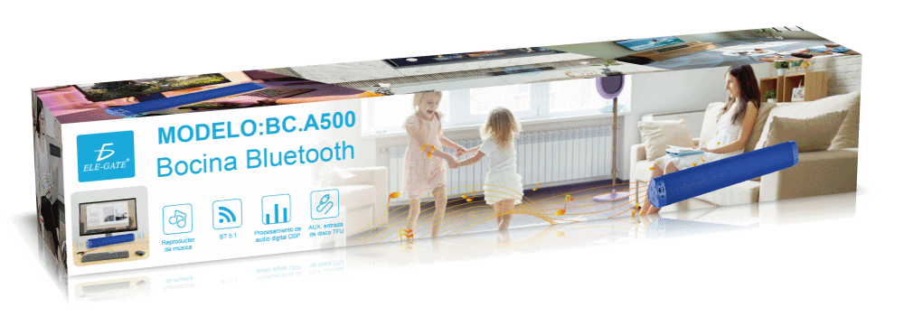 Barra de Sonido Estéreo Bluetooth 5.0 Inalámbrico con Subwoofer - Image 7