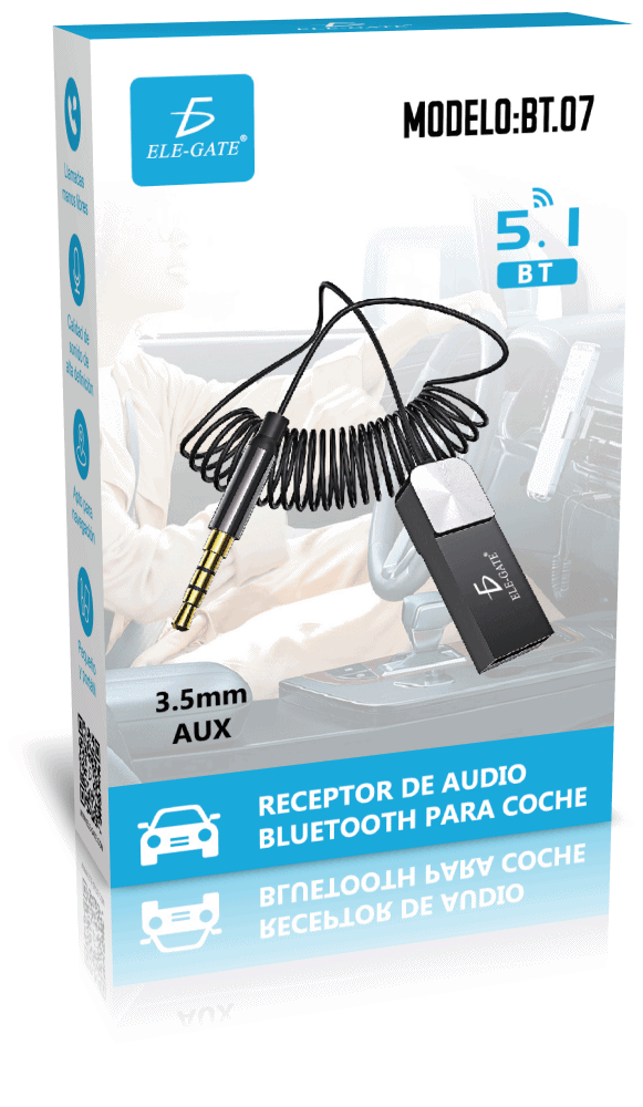 Adaptador Receptor Y Transmisor Bluetooth 5.0 2 En 1 - Image 7