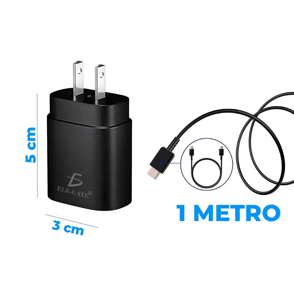 Cargador Tipo C Super Carga Rapida 25W con Cable USB C - Image 3