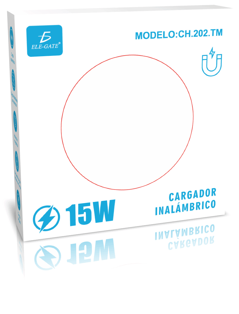 Cargador Inalámbrico Magnético con Entrada USB Tipo C - Image 5