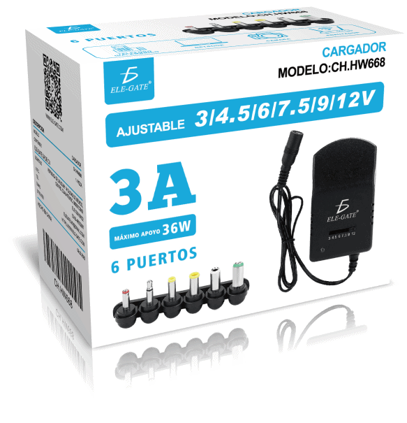 Adaptador De Corriente Universal 30w 3v/4.5v/5v/6v/7.5v/9v/12v - Image 6