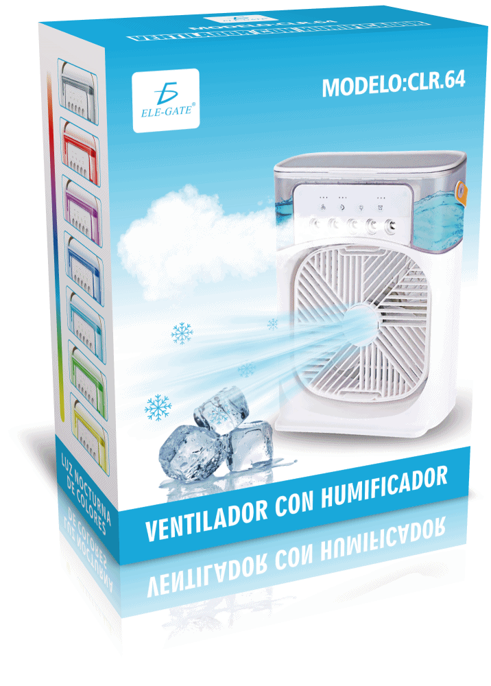 Ventilador de Aire Acondicionado Portátil Tanque de Agua USB con Luz LED - Image 6