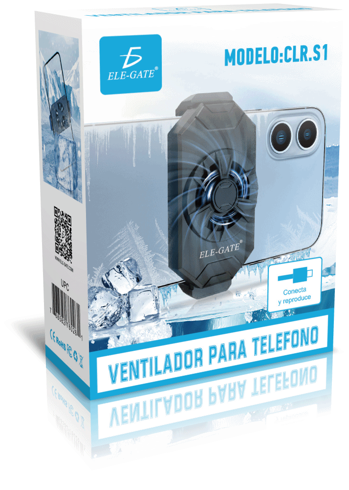 Ventilador de Teléfono Portátil con Batería Recargable y Funcionamiento Silencioso. - Image 6