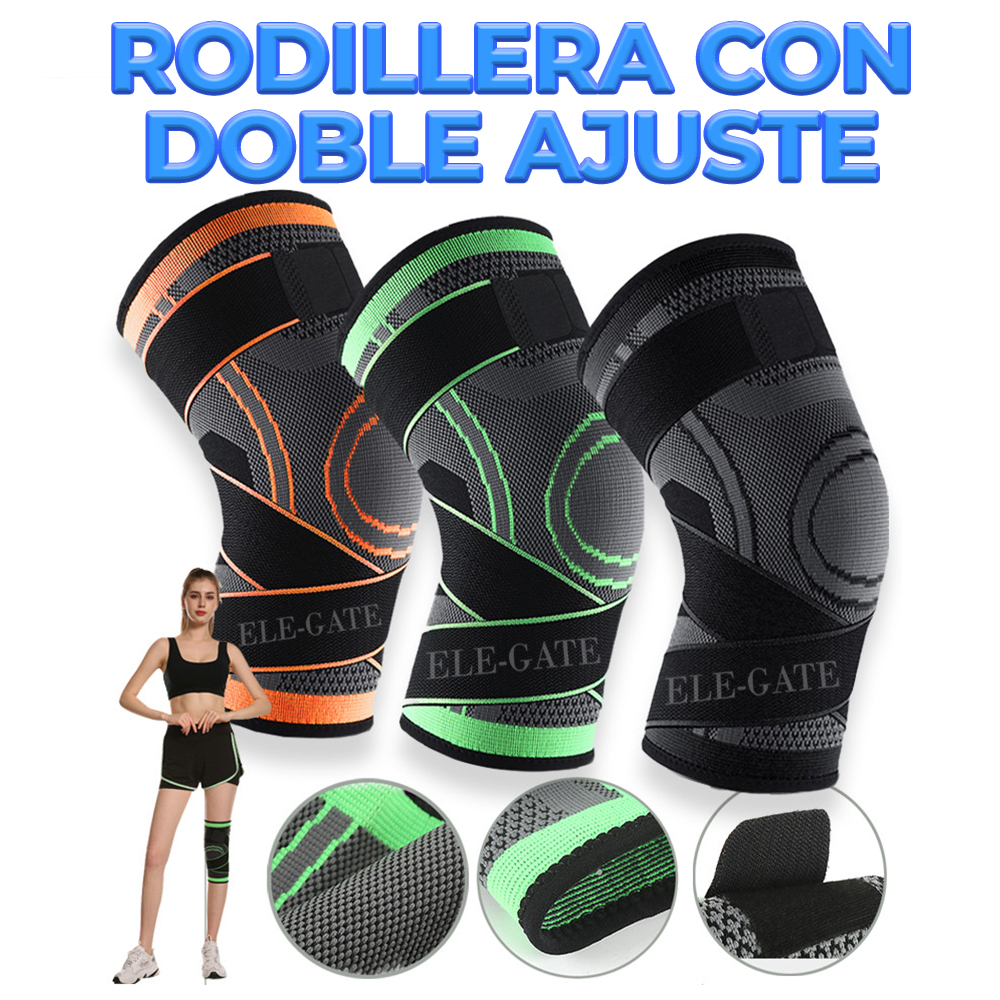 Rodillera de Tejido 3D Transpirable Antideslizante Ajustable - Image 2