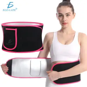 Fajas Reductoras de Cintura para Mujer, Faja con Velcros, Efecto Sauna