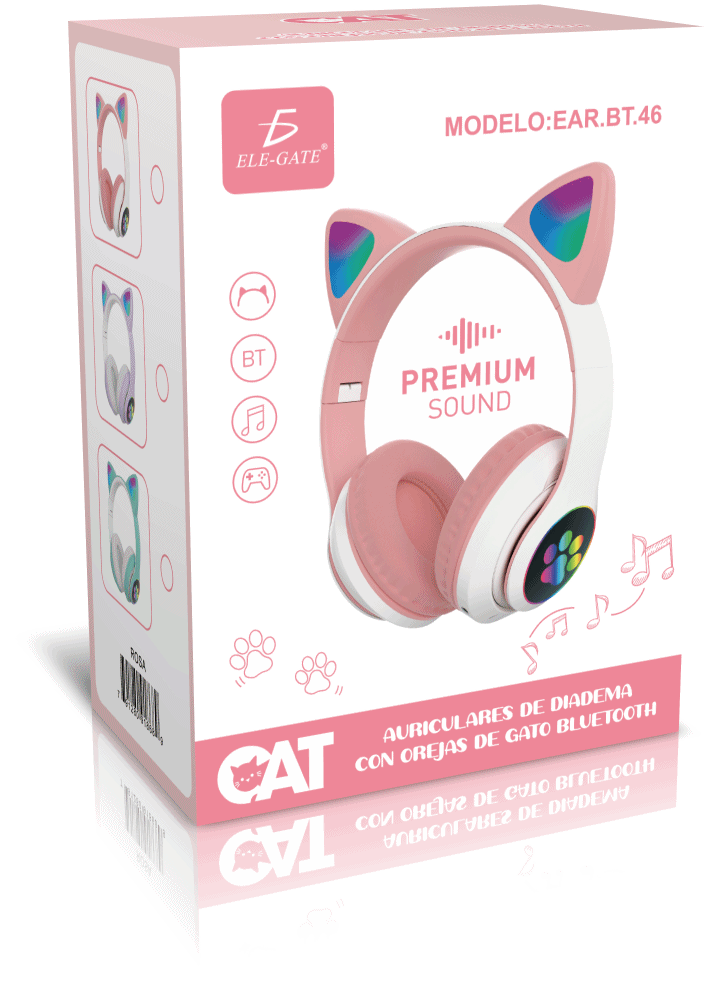 Diadema Gato Bluetooth Auriculares Colorido Led Luminoso - Image 8