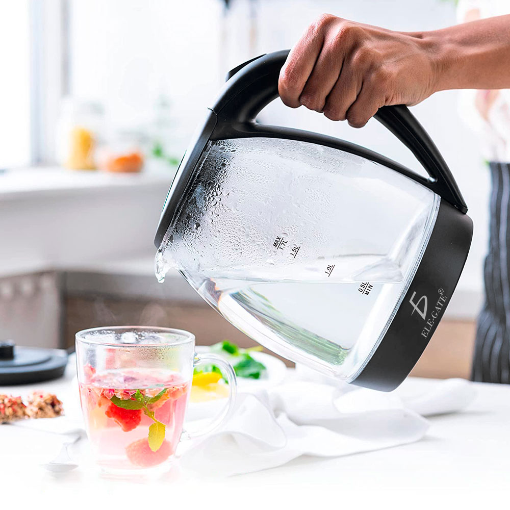 Tetera Eléctrica de Vidrio con Luz LED 2L apagado automático - Image 3