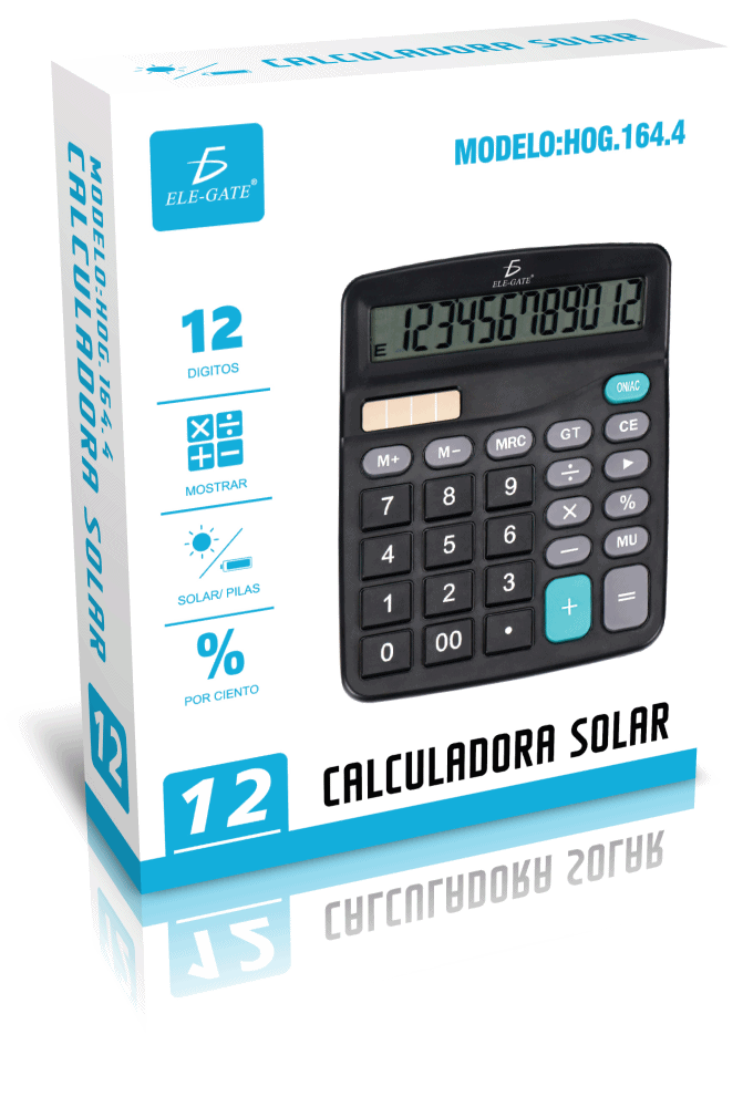 Calculadora de escritorio solar de 12 digitos - Image 7