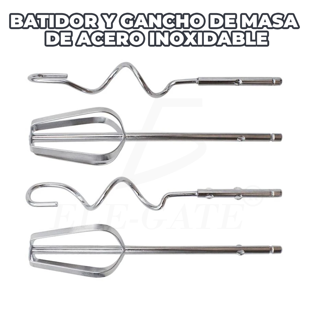 Batidora De Mano Batidora De Inmersion Para Amasar Batir Y Mezclar Alimentos Cocina - Image 5