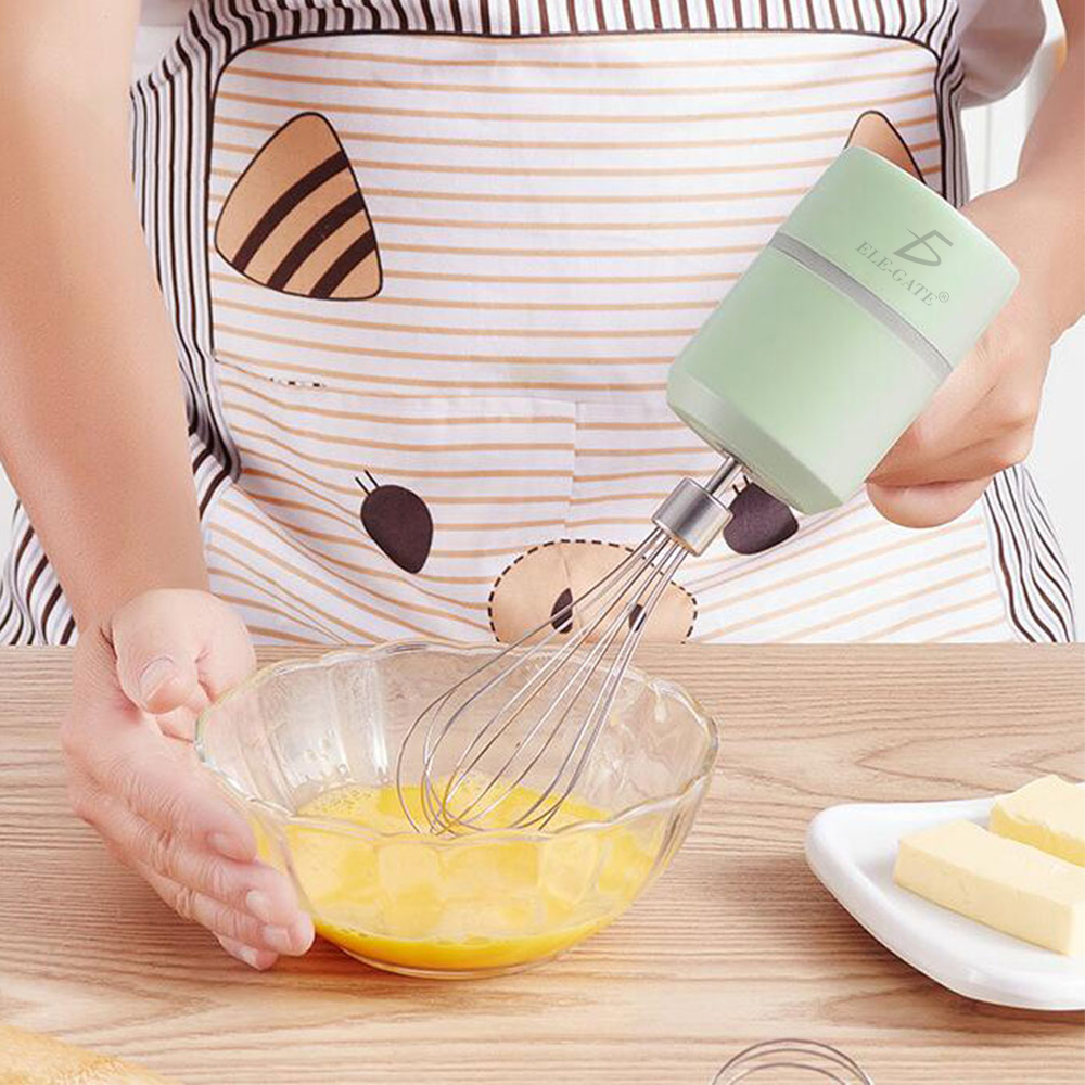 Batidora de Mano Inalámbrica Recargable 3 Velocidades Ajustables