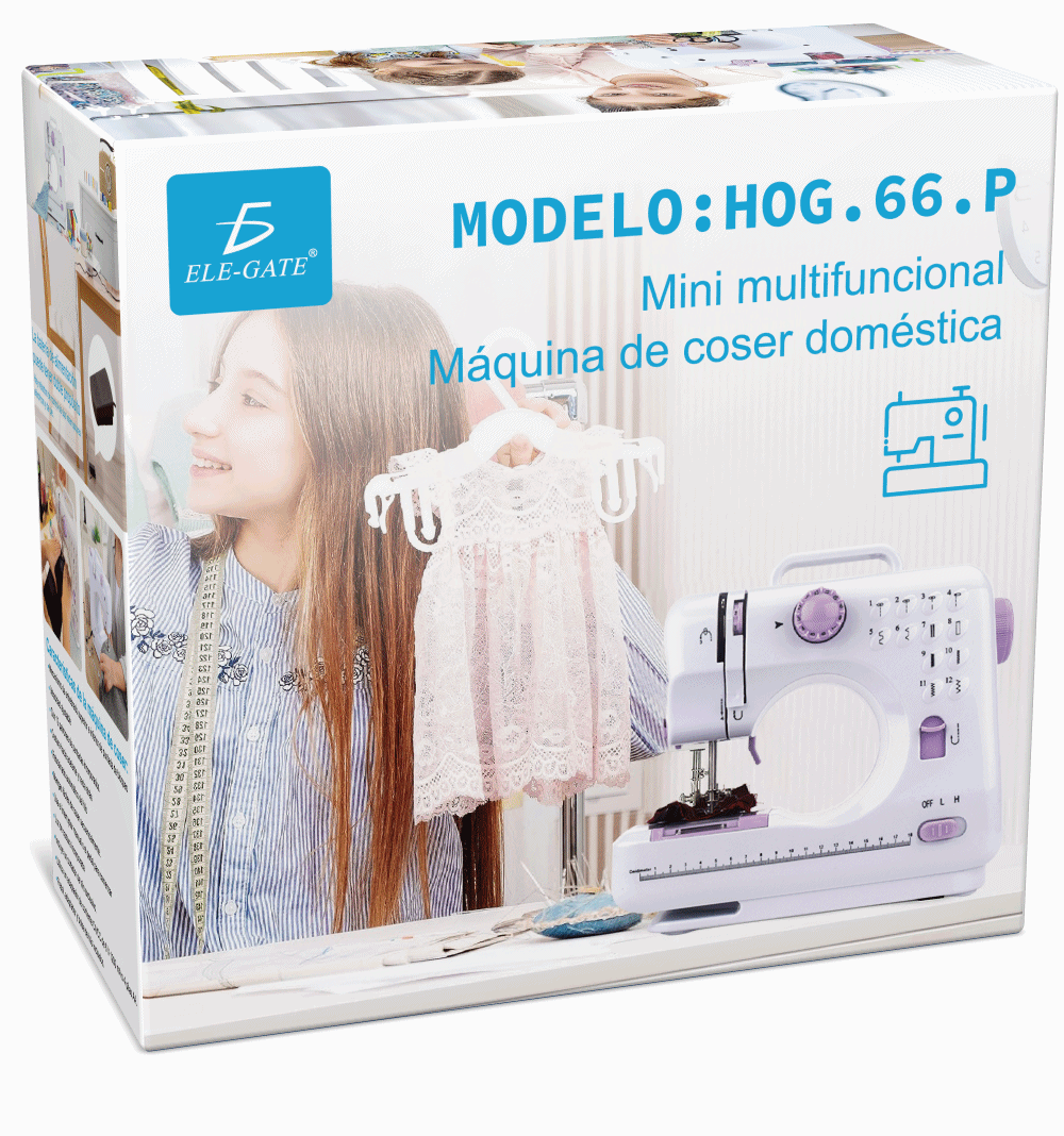 Máquina de Coser Multifuncional 12 Patrones - Image 6