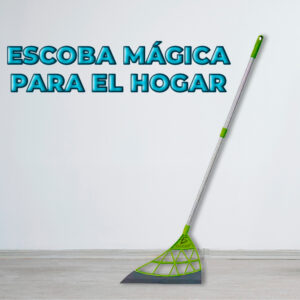 Escoba de Goma Multifuncional para Interior y Exterior - Ideal para Suelos y Ventanas
