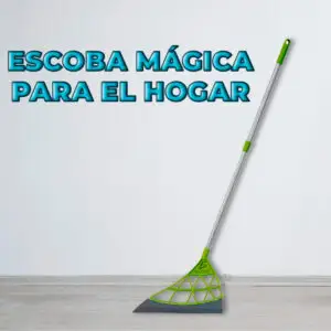 Escoba de Goma Multifuncional para Interior y Exterior - Ideal para Suelos y Ventanas