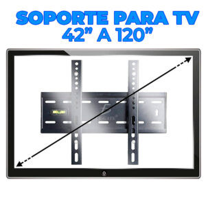 Soporte de Pared para TV LED Inclinable  de 42 a 120 Pulgadas