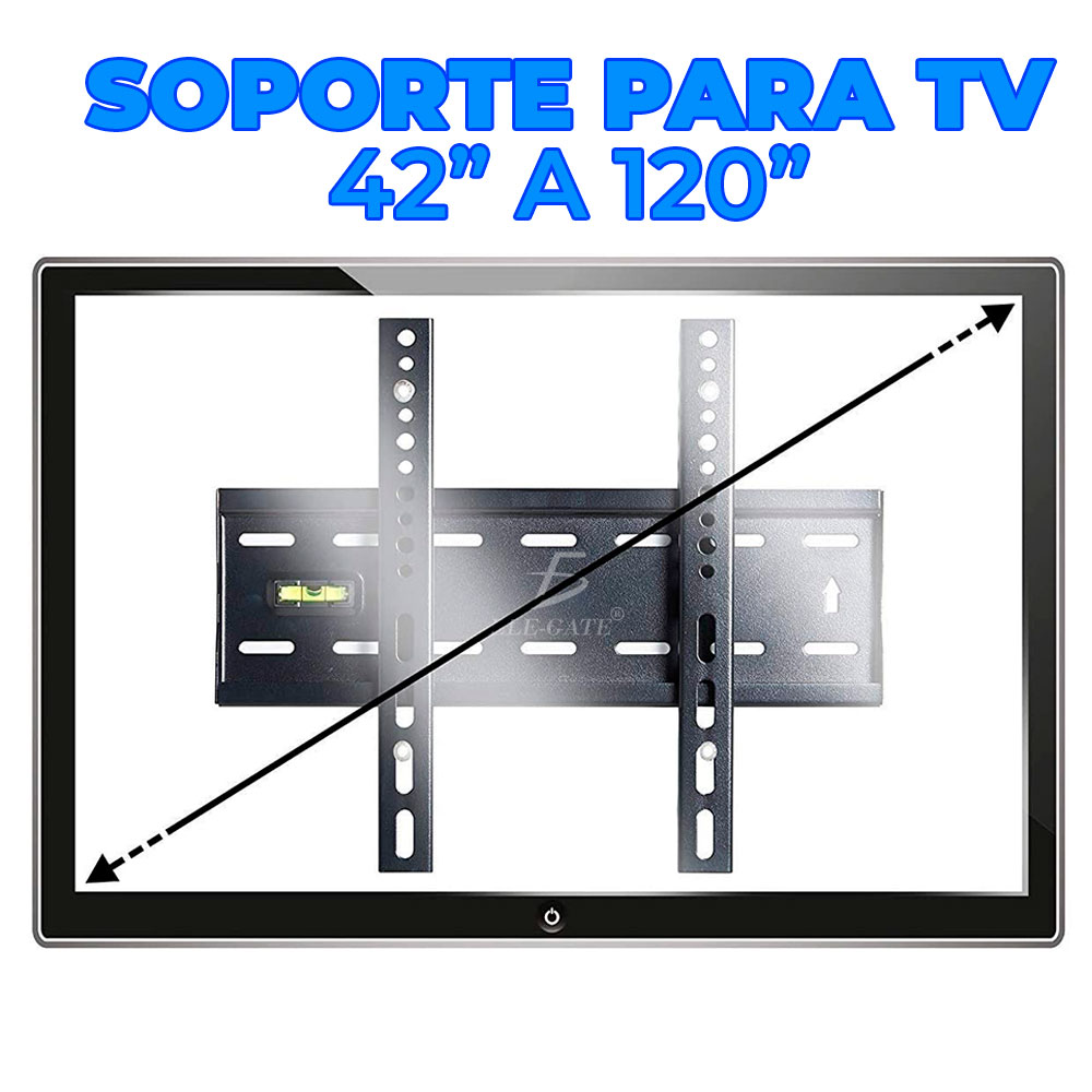 Soporte de Pared para TV LED Inclinable de 42 a 120 Pulgadas