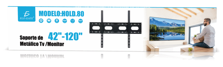 Soporte de Pared para TV LED Inclinable de 42 a 120 Pulgadas - Image 6