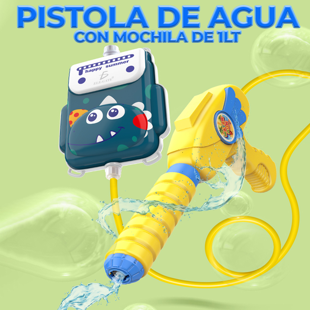 Mochila de Juguete para Chorros de Agua Diseño de Dinosaurio - Image 2