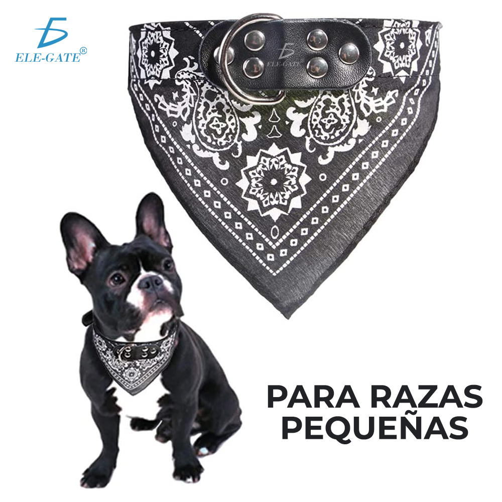 Accesorio para Mascotas con Forma de Pañoleta Poliéster Hipoalergénico. Talla S