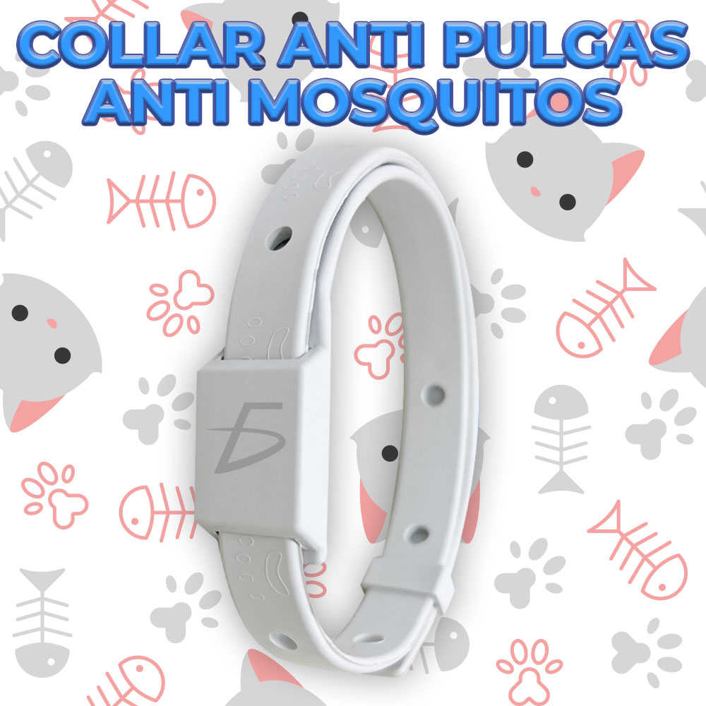 Collar Repeler de Garrapatas Pulgas Mosquitos para Gatos - Image 3