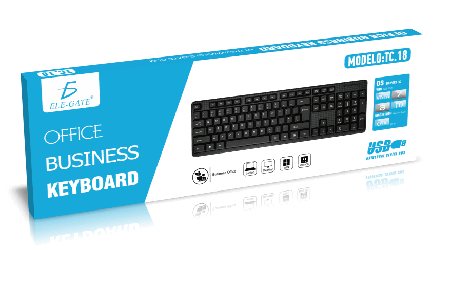 Teclado Usb alámbrico Slim Para Pc o Laptop - Image 5