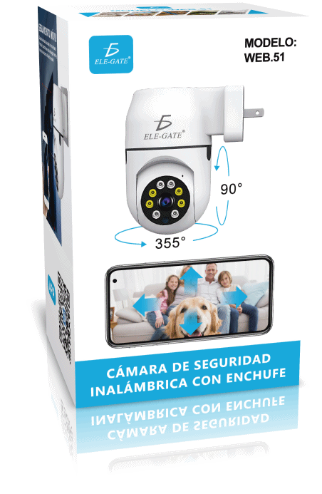 Cámara De Seguridad Inalámbrica Con Enchufe 1080p Wifi 2.4G - Image 6