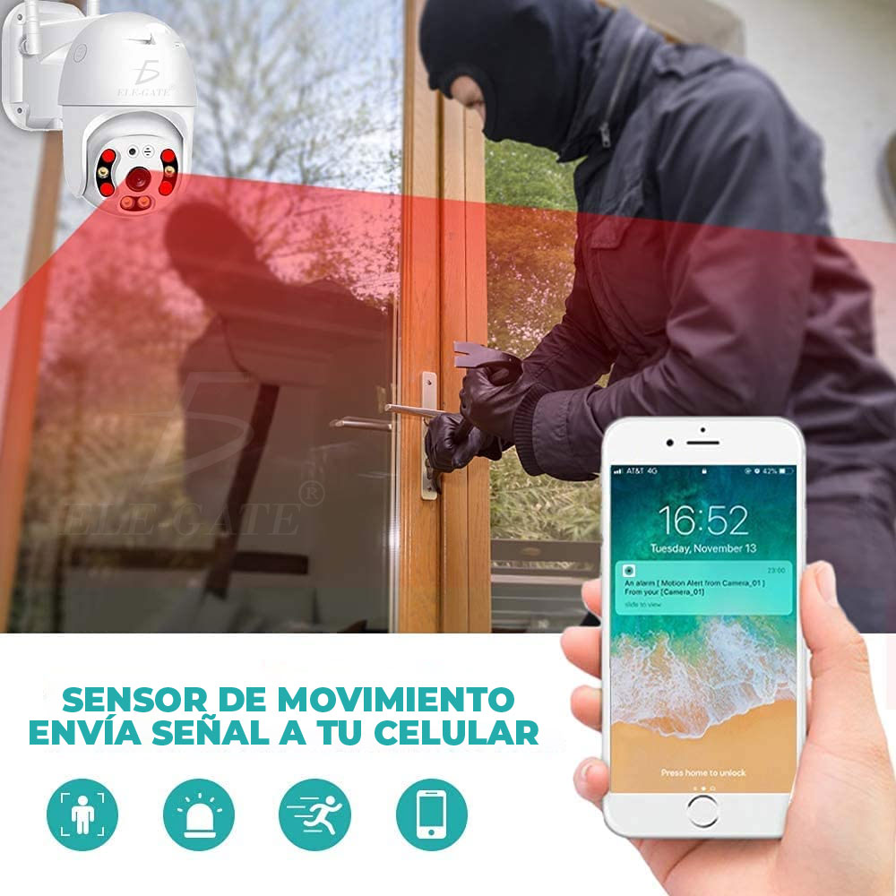 Cámara Wifi Inalámbrica para Exterior Interior Full HD 2MP - Image 5