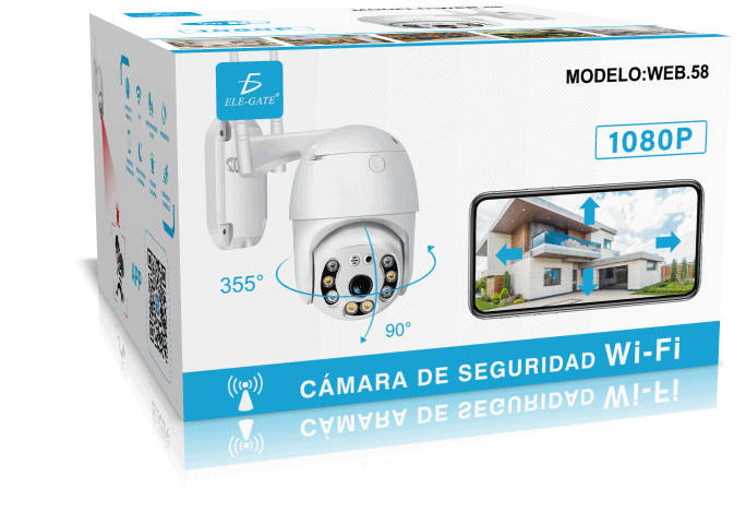 Cámara Wifi Inalámbrica para Exterior Interior Full HD 2MP - Image 7