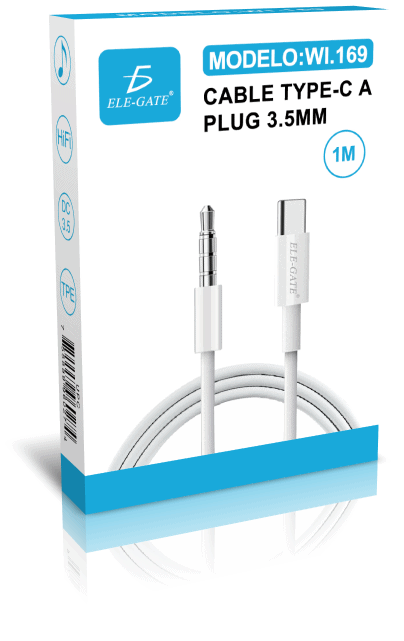 Cable Auxiliar Tipo C a Audio Estéreo 3.5mm para Audífono Coche Celulares Auriculares. - Image 7