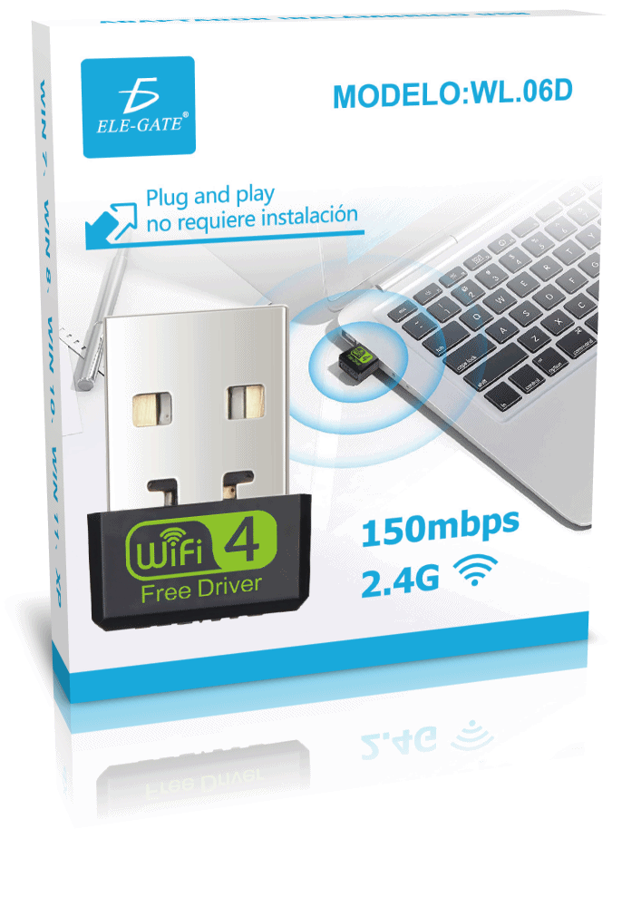 Adaptador Inalámbrico Usb2.0 Wifi De 150mbps 100m 2.4ghz - Image 7