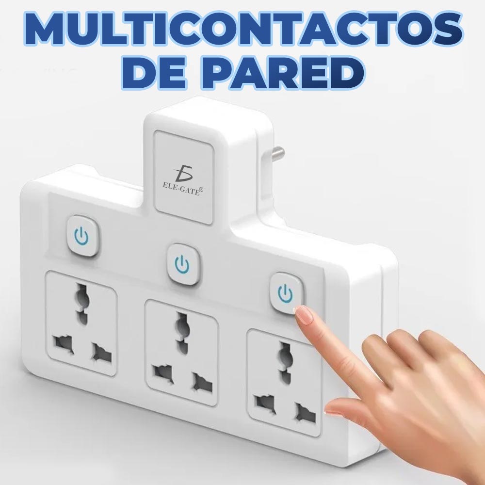 Multicontactos con Led de Noche e Interruptor de Apagado - Image 2