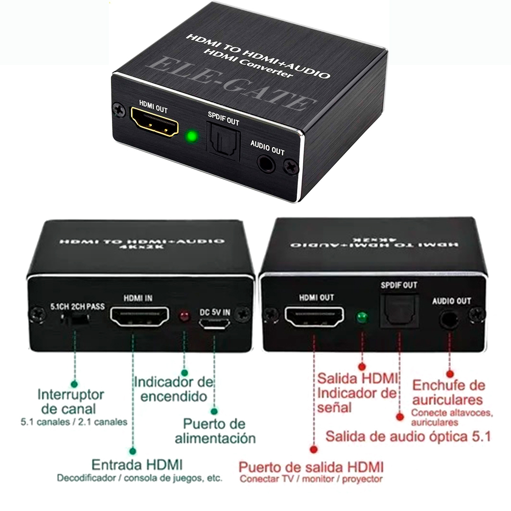 Extensión de HDMI 4K a 60 Metros por Fibra Óptica - Image 5