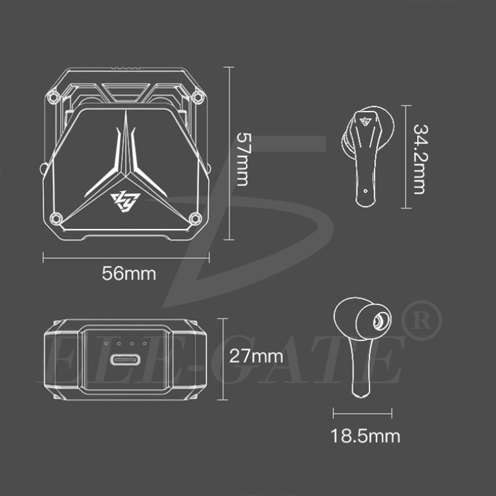 Auriculares Inalámbricos con Bluetooth Bloqueo Emf T5 con Micrófono - Image 3