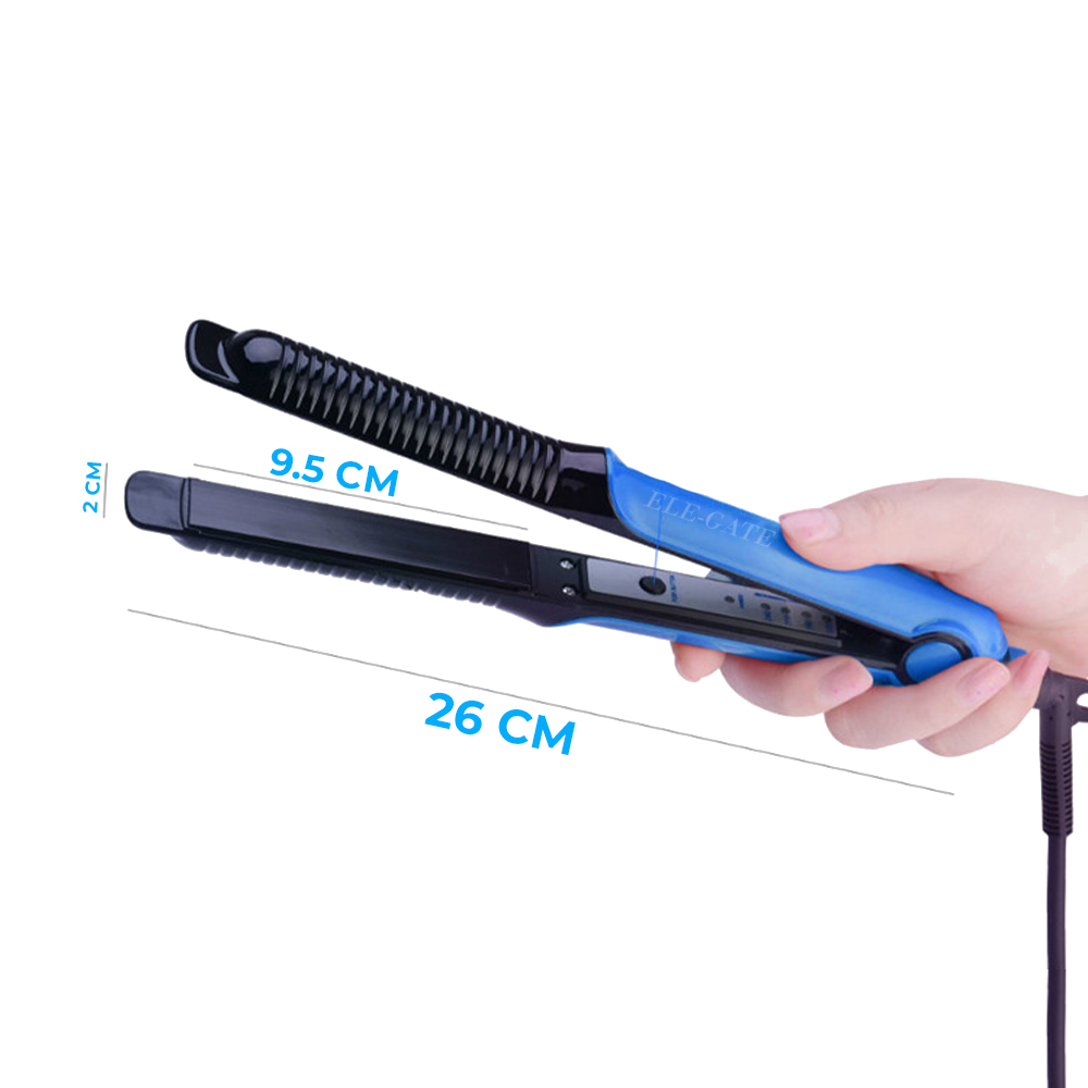 Plancha de Pelo Iónica de Cerámica Turmalina con Ajuste de Temperatura y 4 Velocidades para Mujeres - Image 4