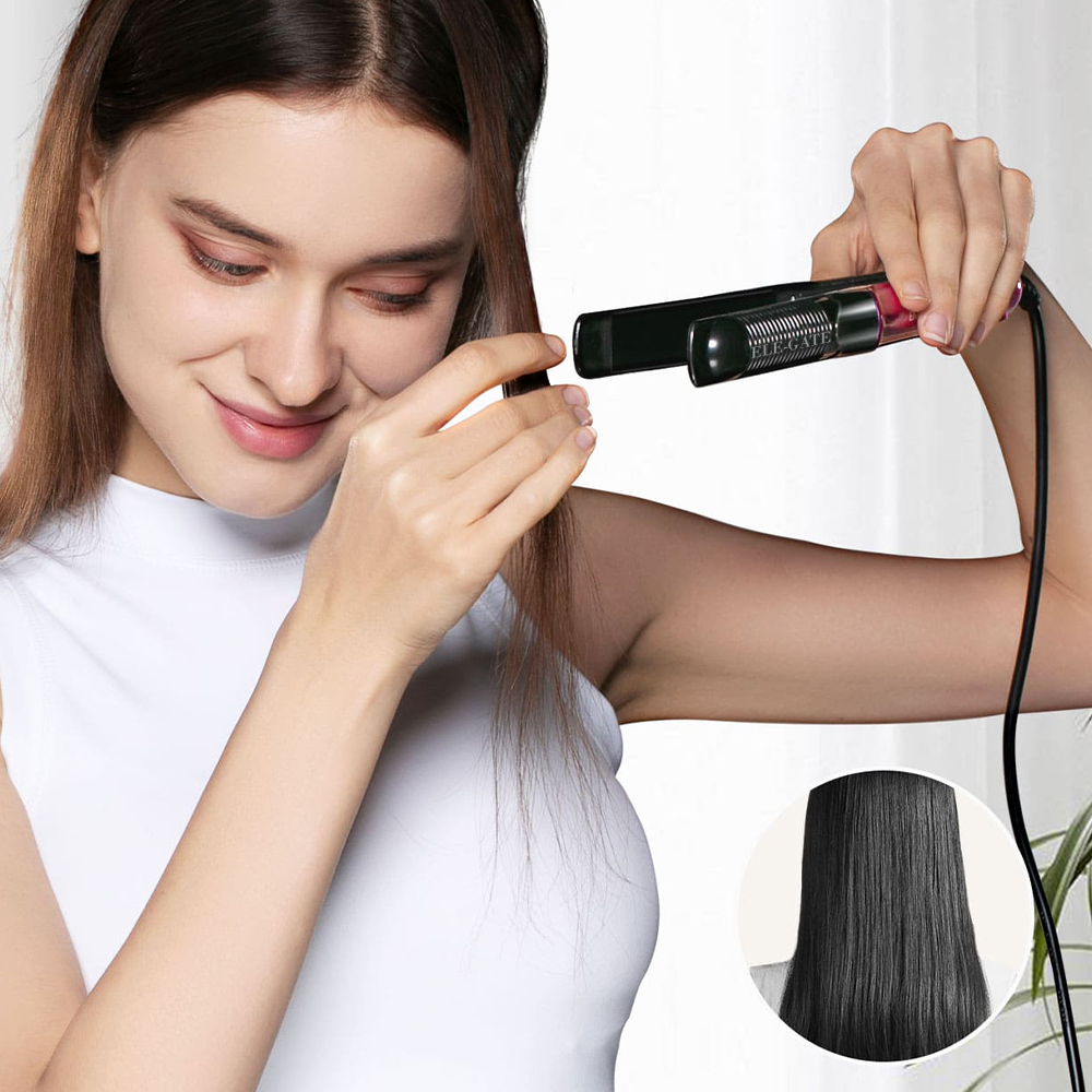 Plancha de Pelo Iónica de Cerámica Turmalina con Ajuste de Temperatura y 4 Velocidades para Mujeres - Image 2