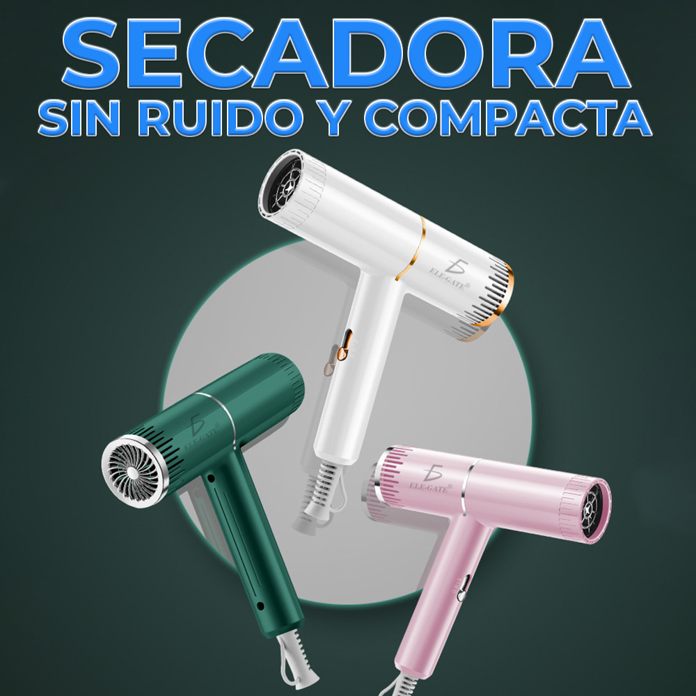 Secador De Pelo Viaje Compacto Iónico Cabello Sin Encrespamiento - Image 4