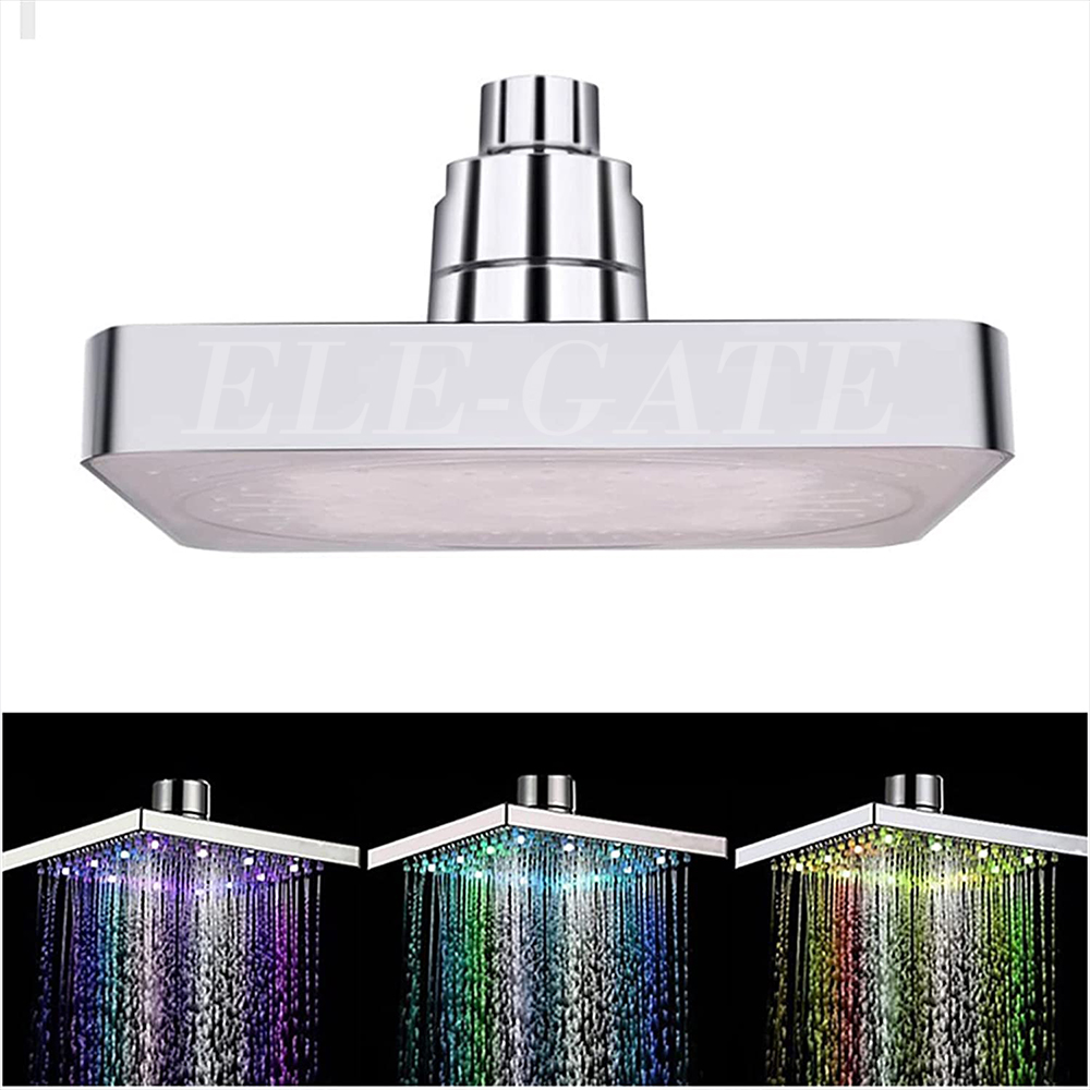 Cabezal De Ducha Con Sensor De Temperatura Y Luces Rgb - Image 2