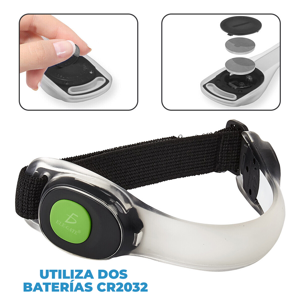 Pulsera LED multiusos, con luz LED luminosa, para correr por la noche - Image 4