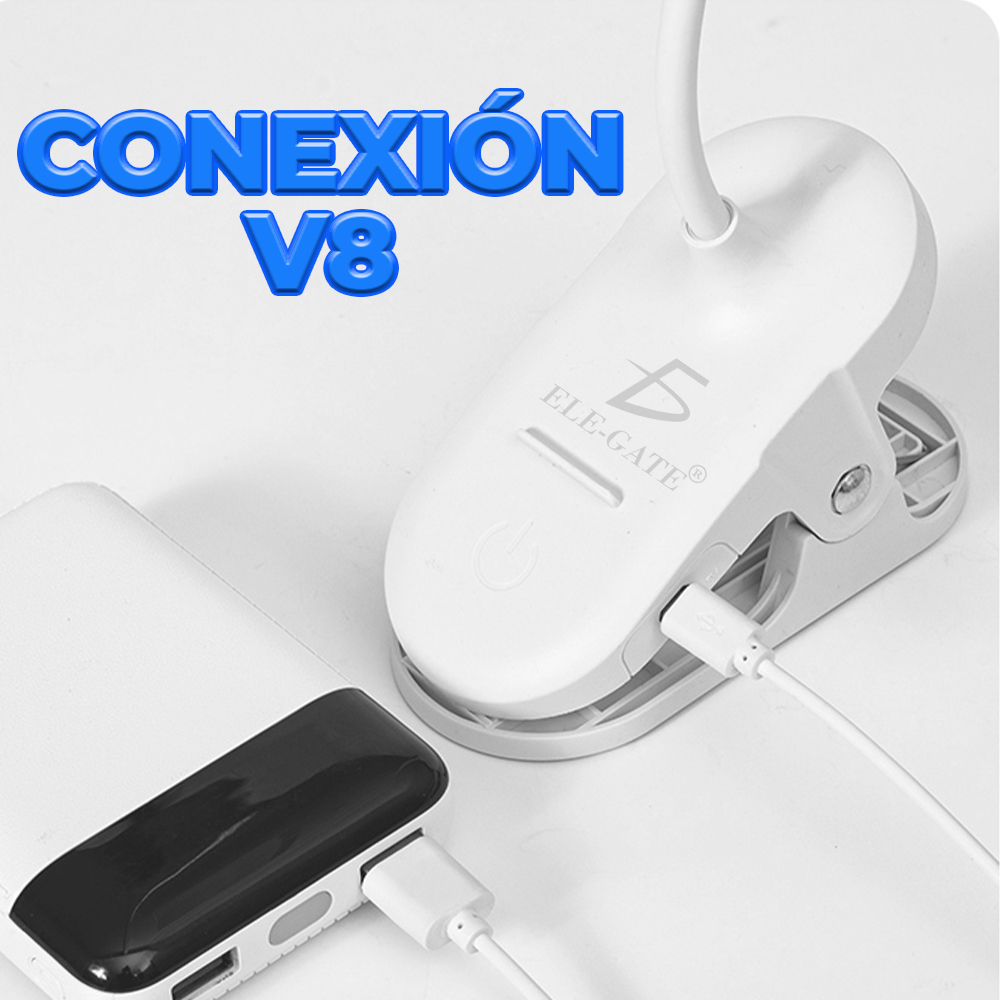 Lámpara de Escritorio Luz LED con Clip - Image 4