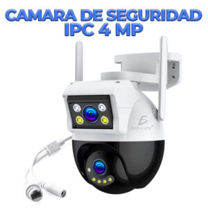 Cámara IP 2K de 4MP Para Exteriores Videocámara de Seguridad Impermeable con Wifi