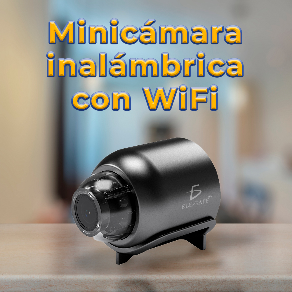 Cámara de Seguridad con Visión Nocturna y Detección de Movimiento