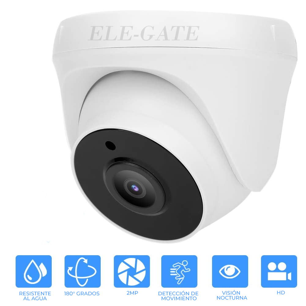 Cámara Domo AHD 1080P, cámara analógica coaxial de videovigilancia HD de 5MP Impermeable para Exteriores - Image 3